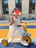 皇室童缘女童条纹网纱吊带裙26夏款童装甜美连衣裙中大童 实拍图
