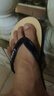 卡帝乐鳄鱼（CARTELO）人字拖鞋男士新款夏季沙滩户外穿软底居家用室内时尚透气夹脚凉拖 实拍图