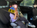 bebelock儿童安全座椅增高垫3-12岁便携式简易车载宝宝坐垫isofix硬接口 太空灰-isofix接口+靠背款 实拍图