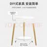 全品屋小圆桌茶几家用客厅简易沙发边几北欧卧室床头边桌迷你阳台小桌子 实拍图