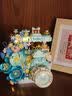 樱花树屋向日葵永生花diy积木相机摆件相框中秋节生日礼物女生 【花漾蓝调】复古相机+镜面盒（配胶水+暖灯） 实拍图