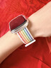 Apple/苹果 Watch S11 智能手表GPS款46毫米银色铝金属表壳雾紫色运动型表带M/L MEVX4CH/B 实拍图