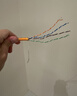 山泽超六类非屏蔽网线【0.57±0.008mm纯铜芯】CAT6A类万兆高速 工程家装网络监控POE箱线100米 U6A100 实拍图