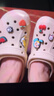 卡骆驰（CROCS）白鹿同款经典云朵洞洞鞋时尚百搭女鞋花园鞋沙滩鞋|206750 骨白色-2Y2(含智必星) 36 /37(230mm) 实拍图