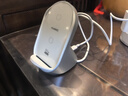 华为原装80W无线充电器超级快充立式底座mate80 70 60 50 40RS X5 X6 X7 Pura80 70 pro适用荣耀苹果 华为80W立式无线充套装（含100W充电器）白沙银 实拍图
