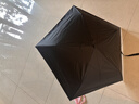 碳纤维超轻伞小巧迷你折叠遮阳伞三折雨伞防晒加厚黑胶5骨太阳伞 碳纤维超轻伞-黑色 实拍图