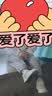江博士学步鞋运动鞋春季男女儿童透气童鞋板鞋2B14A1004DW米/蓝/绿25码 实拍图