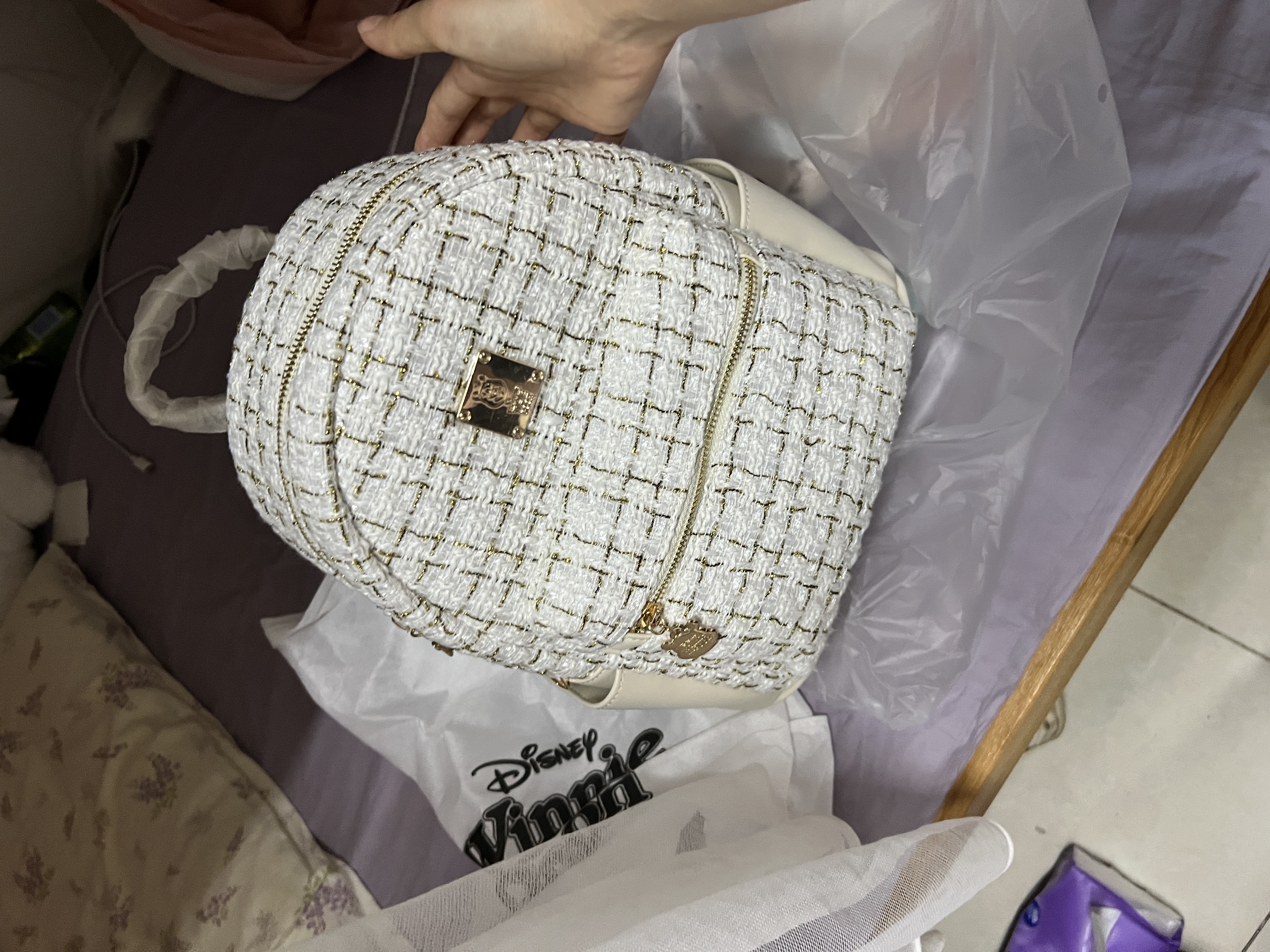迪士尼（Disney）双肩包包女士大容量学生书包通勤旅游轻便背包2026新款生日礼物 实拍图