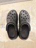 卡骆驰（CROCS）檀健次同款经典泡芙洞洞鞋百舒适男沙滩鞋女鞋休闲鞋|207521 黑色-001(含智必星) 39 (240mm) 实拍图