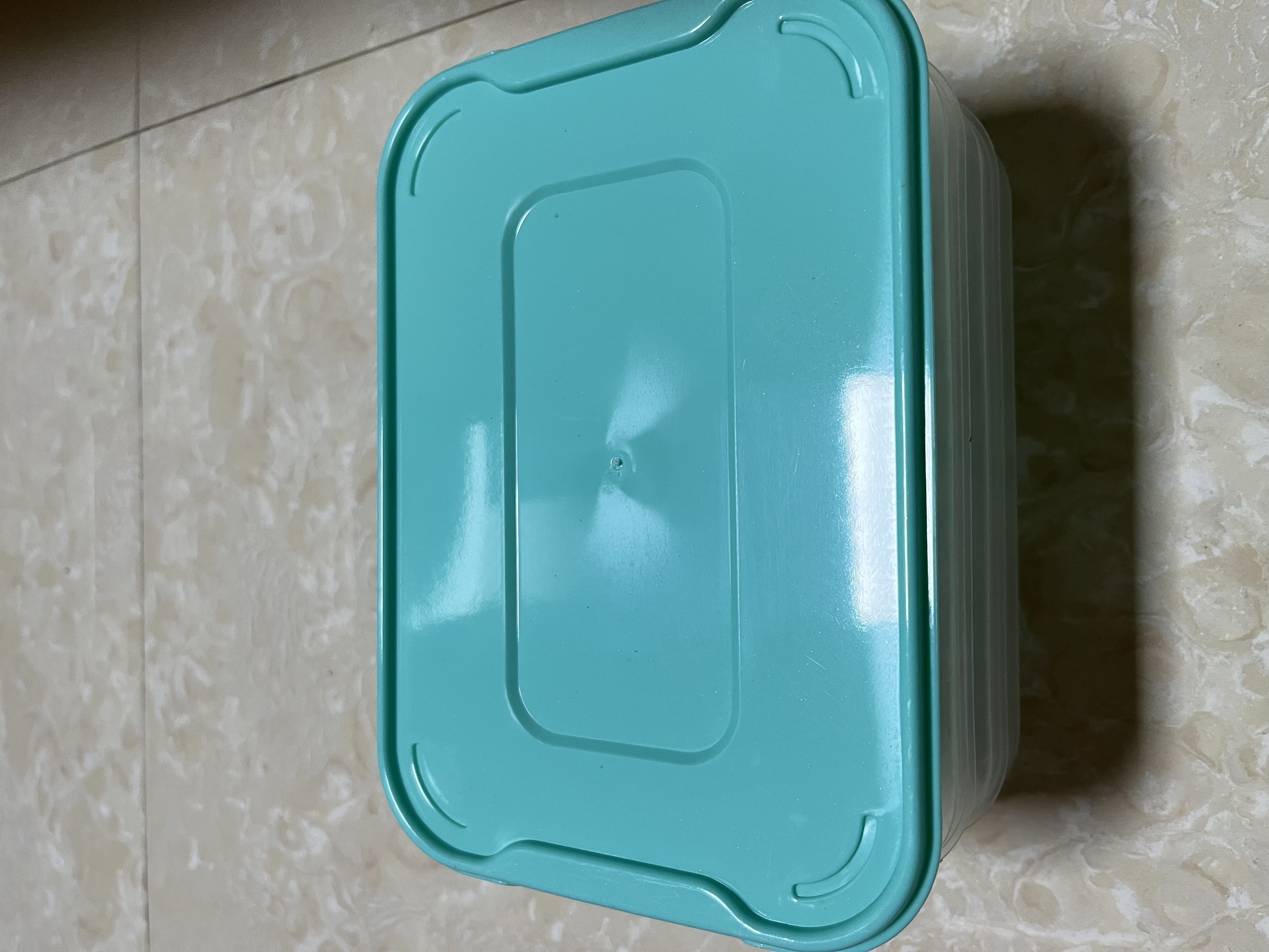 新款饺子盒家用食品级冷冻专用盒密封保鲜馄饨速冻厨房冰箱收纳盒 饺子盒1盖3层（随机色） 马卡龙色盖 实拍图