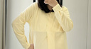 雅特茂月子服纯夏季产后棉孕妇睡衣款产妇待产喂奶哺乳家居服 四季180g（送胸垫）奶酪色1450 XL 实拍图