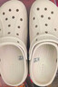 卡骆驰（CROCS）白鹿同款经典云朵洞洞鞋时尚百搭女鞋花园鞋|206750 石英粉-6UR(含智必星) 36 /37(230mm) 实拍图