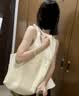 CASSILE【明星同款】卡思乐托特包女真鹿皮轻奢大容量单肩包生日礼物 实拍图