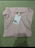 H&M女装T恤夏季圆领时尚休闲简约宽松短袖上衣1270848 浅粉色 XL 170/116 实拍图