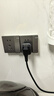 公牛圆孔插座转换器三脚转两脚圆形转换插头扁孔转圆孔电源转接头3脚转2脚三孔转两孔插排三转二转接器 圆孔插座转换器L11 实拍图