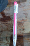 派通（Pentel ）AX105W糖果色自动铅笔 0.5mm不易断芯学生绘图考试用活动铅笔尾带橡皮 粉色单支装 实拍图