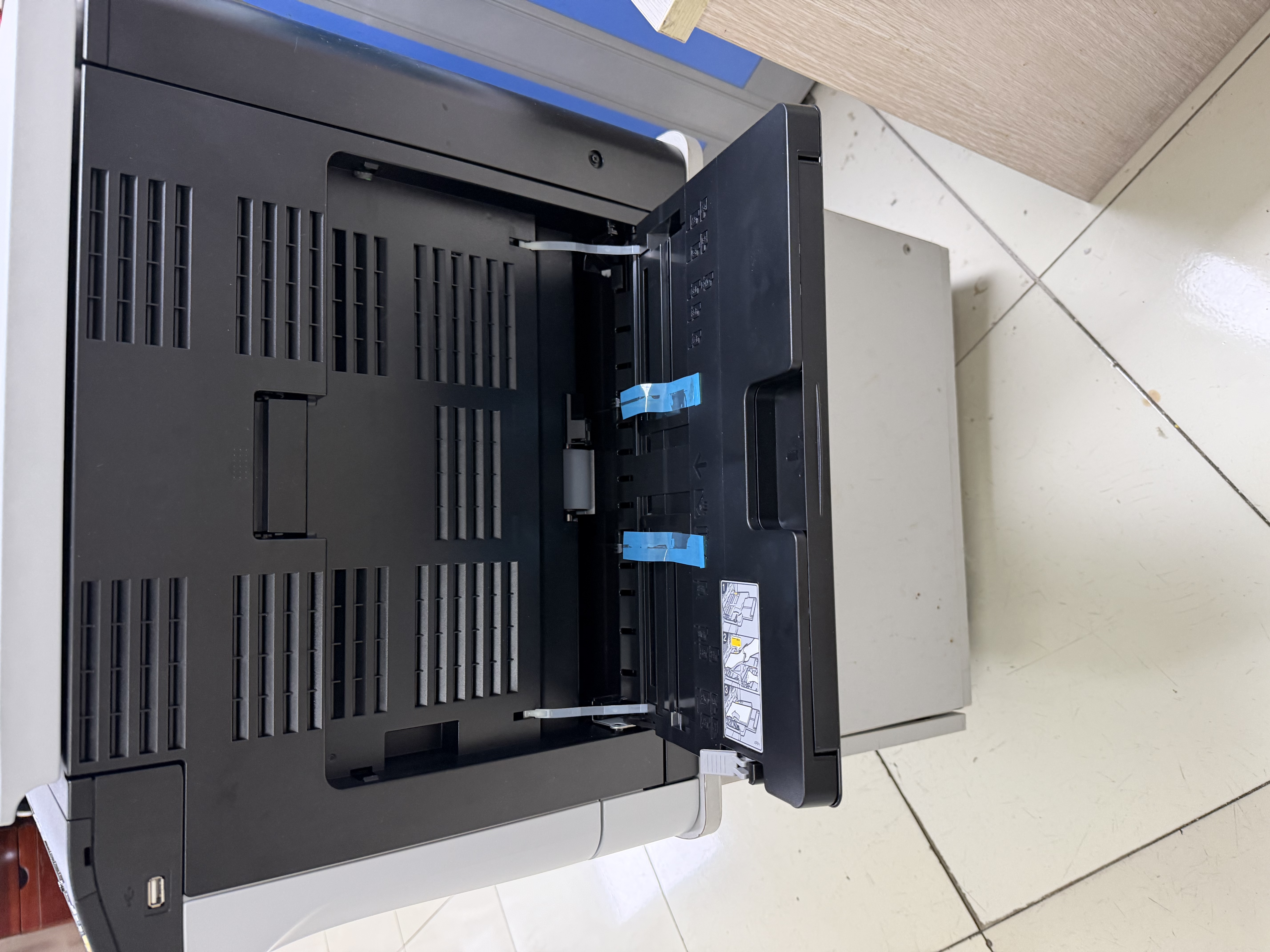 理光（Ricoh）M2310N A3A4黑白激光复合机打印机 打印复印扫描/有线网络 主机+盖板+单纸盒 实拍图