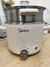 美的（Midea）电煮锅 0涂层不锈钢 宿舍小电锅 多功能家用宿舍泡面小火锅 2.6L蒸煮一体电热锅 XZC2066G 配蒸笼 实拍图