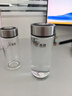 希诺玻璃杯单层加厚大容量家用办公泡茶杯子男车载水杯XN-6016L 400mL 实拍图