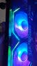 雷利酷棱镜4代PRO星乐积木F1RS棱镜7pro12CM电脑机箱风扇正反叶无线拼接水冷散热/ARGB神光同步/PWM温控 棱镜4代PRO黑色反叶【正品盒装】 实拍图