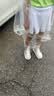 牧萌儿童雨鞋套男女童防水脚套防滑耐磨水鞋学生卡通雨靴 精灵兔 2XL 实拍图