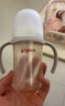 贝亲（Pigeon）玻璃奶瓶宽口径防胀气240ml M号奶嘴 3月+ AA187  实拍图