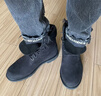 添柏岚（Timberland）官方踢不烂男鞋马丁靴户外黑色牛皮防水|19039 19039W/黑色 TB1仅批次不同 44.5 鞋内长：28.5cm 实拍图