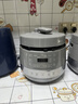 美的（Midea）0涂层精钢厚釜电压力锅5L双胆全自动智能预约家用煲汤煮饭煲MY-C5856G高压锅4-6人 实拍图
