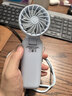 名创优品（MINISO）至尊系列4000mAh高速冰敷可折叠手持风扇礼物夏日出行必备降温蓝 实拍图