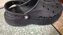 CROCS卡骆驰洞洞鞋贝雅洞洞鞋轻便运动鞋耐磨一脚蹬拖鞋休闲鞋|10126 黑色-001 41 /42(260mm) 实拍图