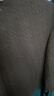 优衣库纽花圆领针织开衫女装/毛衣外套空调衫通勤488123 488123/38深褐色 M 实拍图