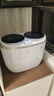 美的（Midea）双子座 波轮洗衣机全自动 1KG迷你内衣洗 分区洗衣机 专业除菌螨 MNBB10VH70E 以旧换新 实拍图