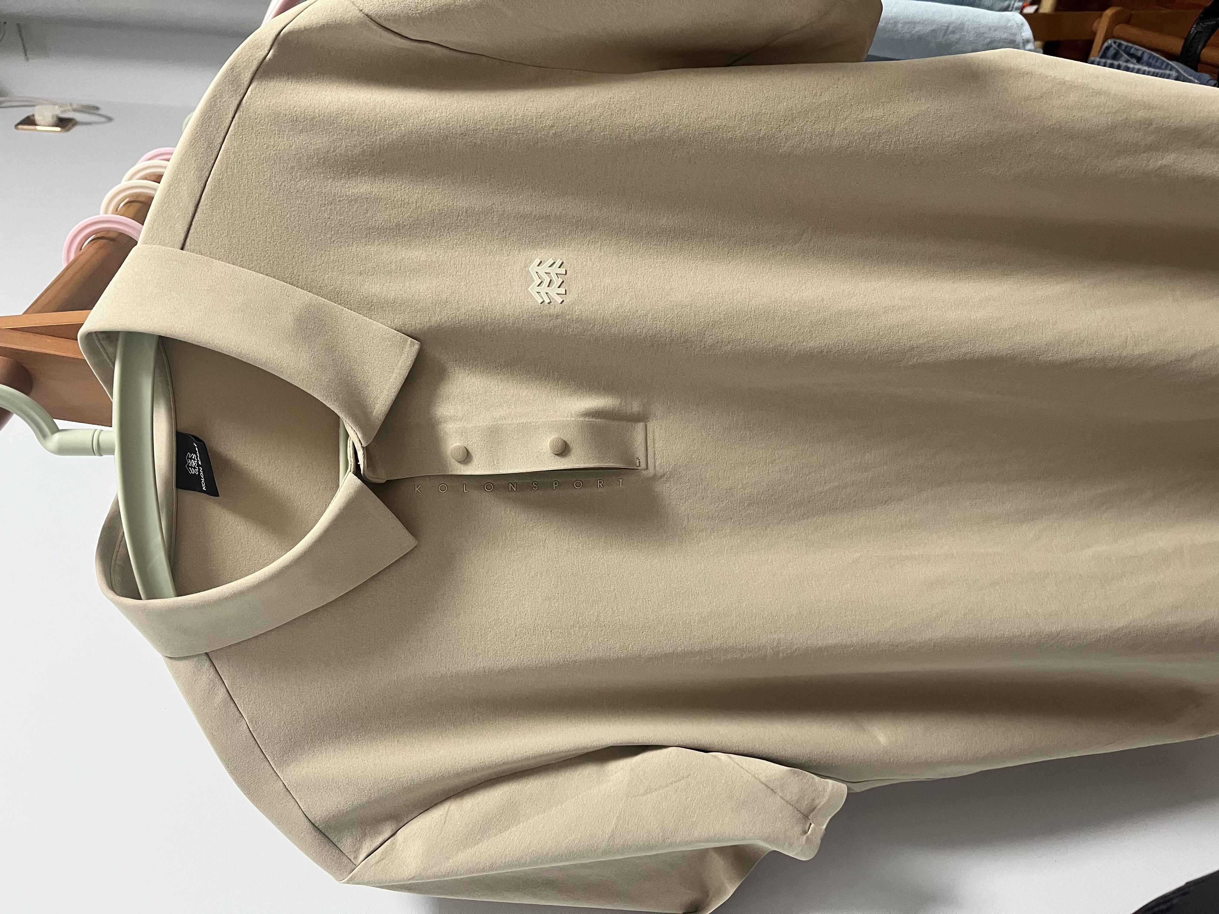KOLON SPORT/可隆户外吸湿速干T恤 男士抗菌防晒UPF50+ SECO POLO 实拍图