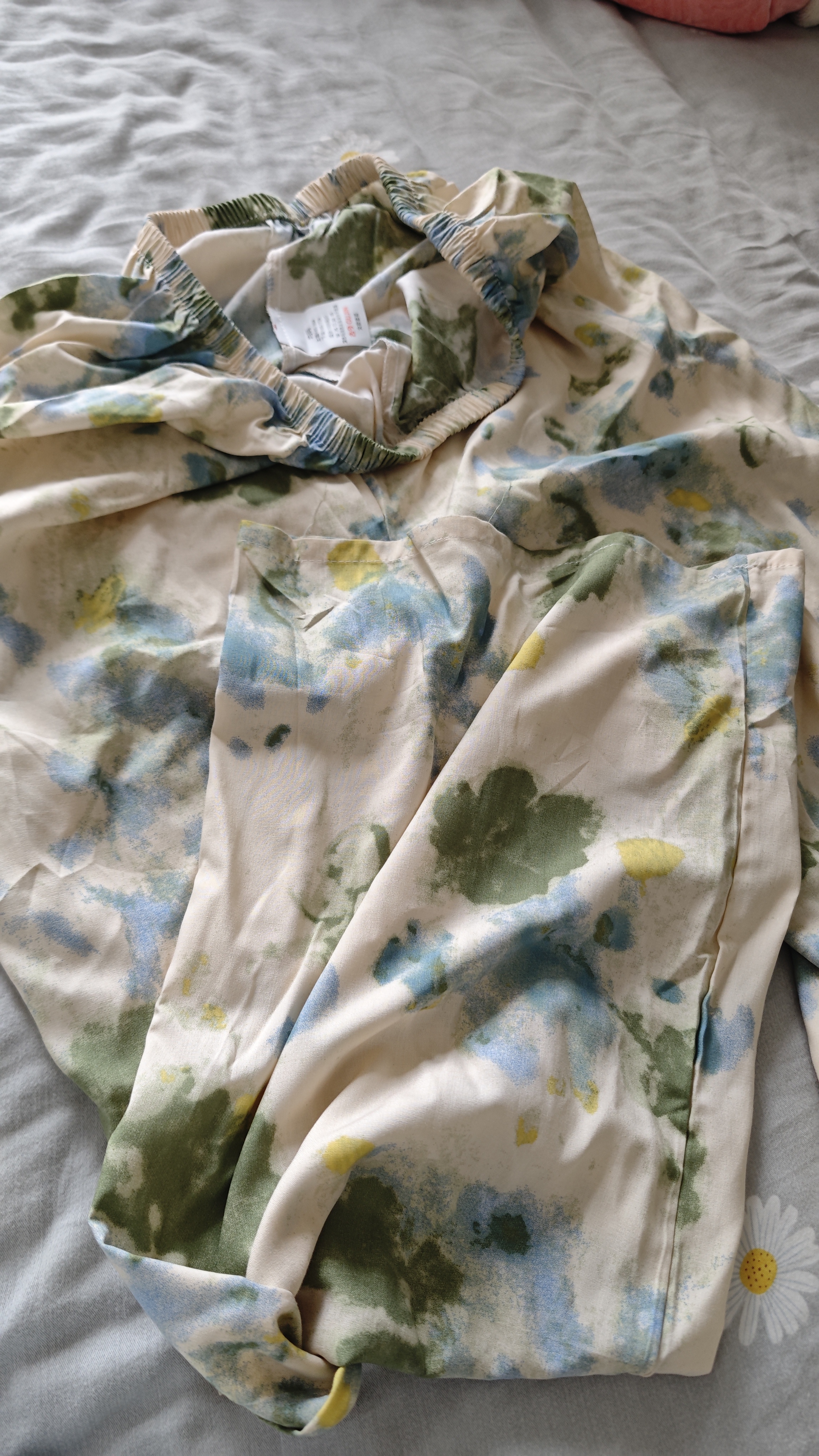 古今（GUJIN）夏季棉绸睡衣女家居服士气质高级感套装时尚沙滩旅游度假可外穿 实拍图