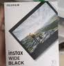 INSTAX富士instax立拍立得 宽幅相纸 黑边单包装10张+磁吸二合一相框 实拍图