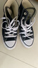 匡威（Converse）All Star夏季经典帆布男女高帮休闲运动鞋黑色101010 101010/黑色 36.5 实拍图