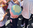 麦斯卡（Mesuca）5号篮球儿童球中小学生训练发泡橡胶篮球女孩礼物  实拍图