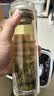 苏泊尔（SUPOR）玻璃杯抗菌泡茶杯一键开盖双层茶水分离杯男士水杯教师节礼物 实拍图