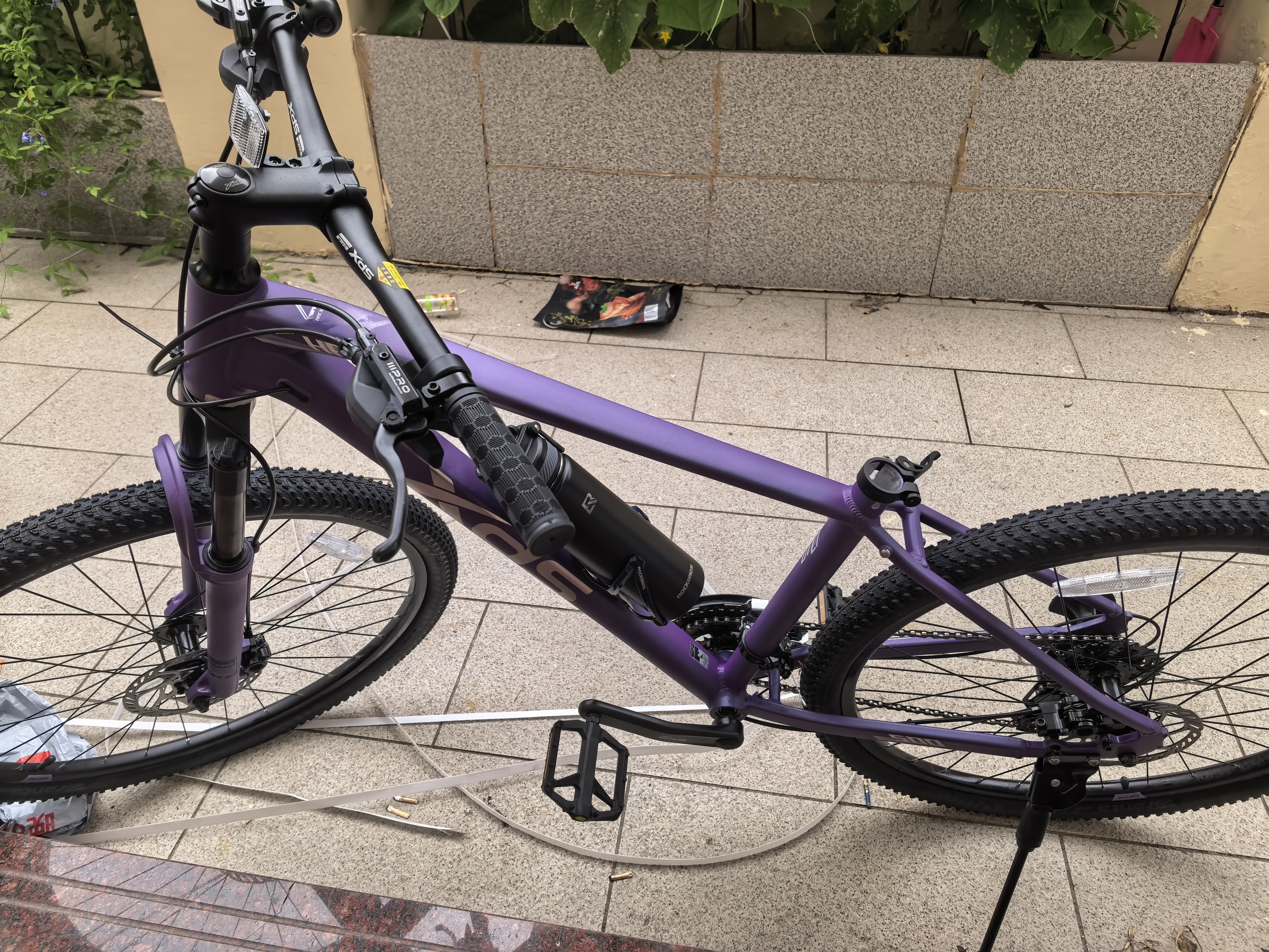 喜德盛（xds）山地自行车黑客500油压碟刹24速变速27.5大轮径 紫水晶17(适合身高170-185cm） 实拍图