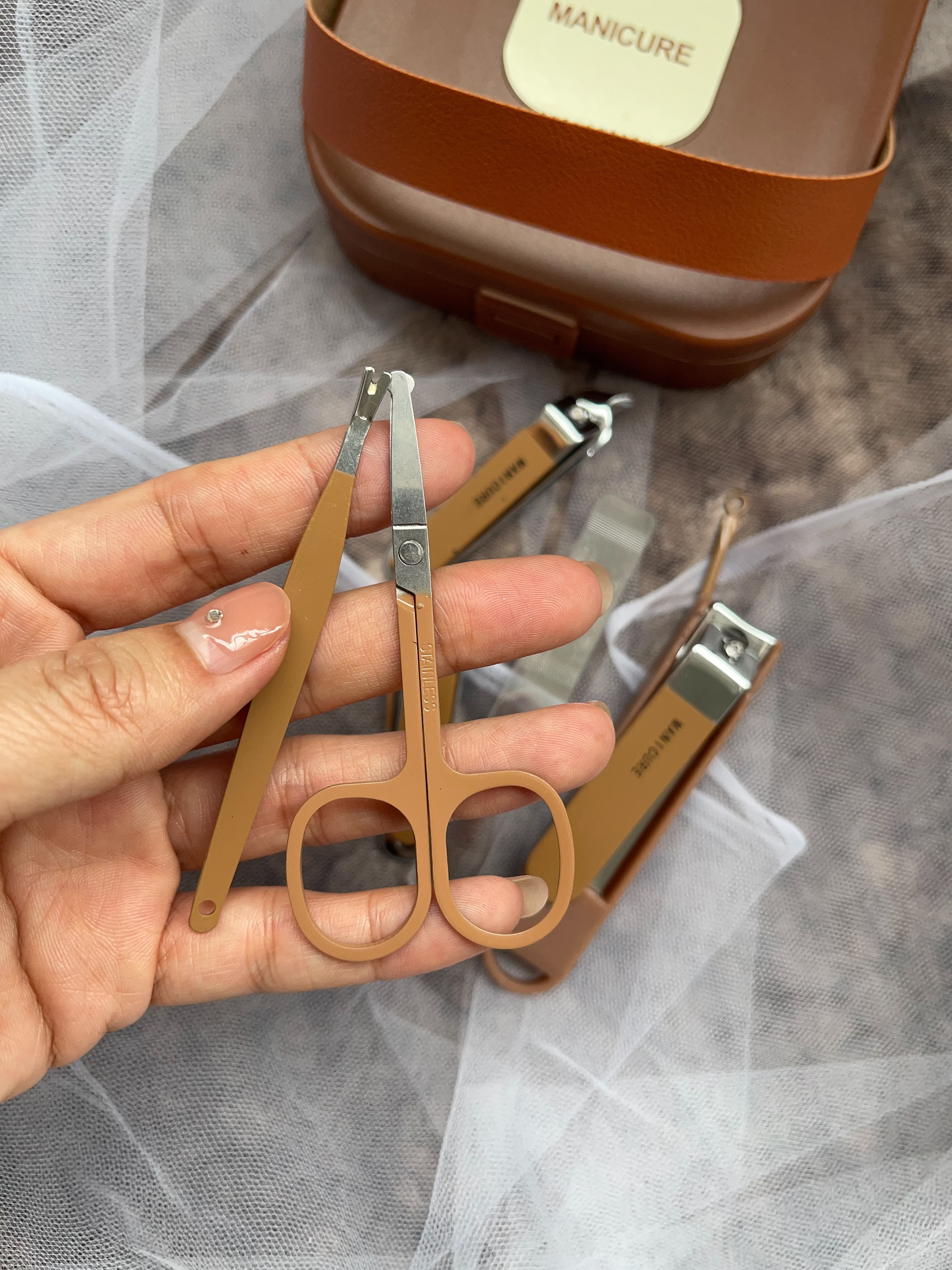 FIT MOMENT指甲刀套装工具指甲剪掏挖耳勺防飞溅斜口指甲钳家用修甲8件套 实拍图