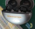 魔声（Monster）Airclip AC200 不入耳式无线蓝牙耳机AI智能耳机 小耳夹主动降噪 6.0蓝牙低延迟新款升级 手机通用 AC200锖黑色【AI智能+40h时长+4g舒适佩戴】 实拍图