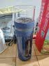 富光玻璃杯 高硼硅泡茶杯子 茶水分离杯 商务办公便携塑玻水杯男女士 实拍图