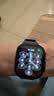 图拉斯适用苹果手表保护膜apple iwatch ultra4/3/2/1合金边框分体全覆盖钢化膜高清泰坦膜 黑色·49MM 实拍图