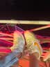 耐克NIKE女复古休闲板鞋 DUNK缓震运动鞋 DD1503-103白灰36.5 实拍图