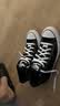 匡威（Converse）莫尔登All Star夏季帆布运动休闲板鞋黑色A00811C A00811C 45 实拍图