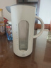 UKA玻璃水壶凉水壶冷水壶耐高温大容量家用泡茶壶开水壶 白色 实拍图