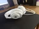 赛睿（SteelSeries）【Faker冠军同款】寒冰Nova5无线耳麦2.4G/蓝牙双无线 游戏电竞笔记本电脑头戴式耳机 FPS 吃鸡 寒冰Nova5无线白 【一键调用音效】 实拍图