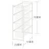 宜家（IKEA）JONAXEL尤纳赛尔带细网篮书架落地花架置物架卫生间收纳 储物组合 宽网篮25x51x70cm 实拍图
