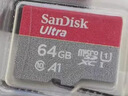 闪迪（SanDisk）64GB TF（MicroSD）内存卡 A1 U1 C10 至尊高速移动版存储卡 读速140MB/s 手机平板游戏机内存卡 实拍图