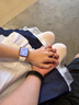 Apple/苹果 Watch S11 智能手表GPS款42毫米玫瑰金色铝金属表壳淡桃粉色运动型表带S/M MEUN4CH/B 实拍图